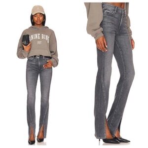 MOTHER Charcoal Flare & Wide Leg Jeans